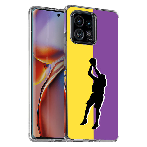 Kobe Basketball Print Slim Cover For Motorola   (Edge,One 5G,Ace,UW,X40,30), Print in USA