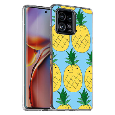 Pineapple 1 Print Slim Cover For Motorola   (Edge,One 5G,Ace,UW,X40,30), Print in USA