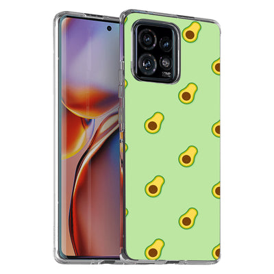 Avocado Print Slim Cover For Motorola   (Edge,One 5G,Ace,UW,X40,30), Print in USA