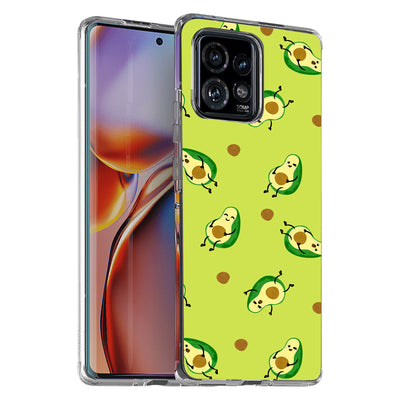 Avocado 2 Print Slim Cover For Motorola   (Edge,One 5G,Ace,UW,X40,30), Print in USA