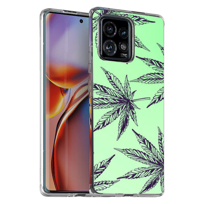 Marijuana Pot  Print Slim Cover For Motorola   (Edge,One 5G,Ace,UW,X40,30), Print in USA