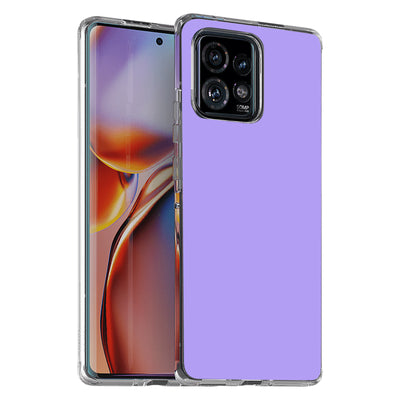 Lavender Purple Print Slim Cover For Motorola   (Edge,One 5G,Ace,UW,X40,30), Print in USA