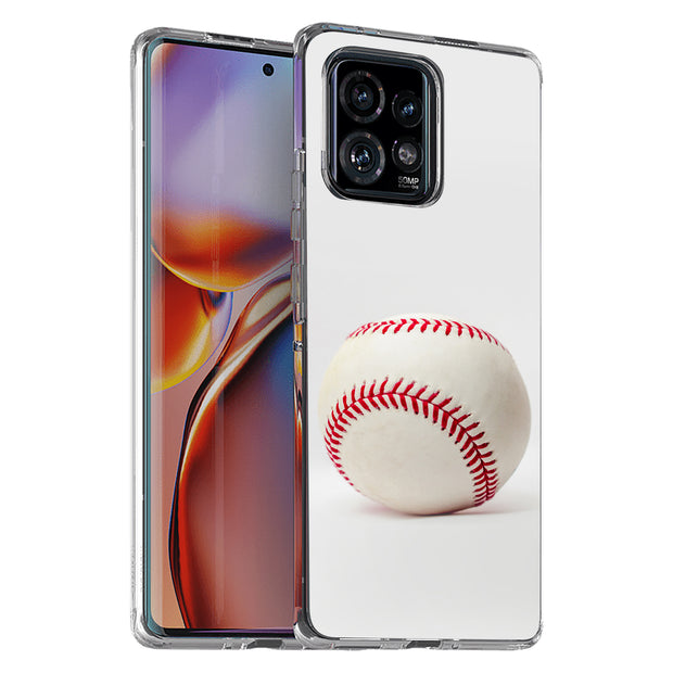 Baseball Sport Print Slim Cover For Motorola   (Edge,One 5G,Ace,UW,X40,30), Print in USA