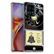 Dial Phone Print Slim Cover For Motorola   (Edge,One 5G,Ace,UW,X40,30), Print in USA