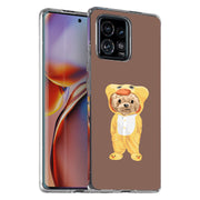 Duck Teddy Bear Print Slim Cover For Motorola   (Edge,One 5G,Ace,UW,X40,30), Print in USA