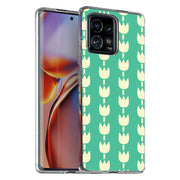 Floral 08 Print Slim Cover For Motorola   (Edge,One 5G,Ace,UW,X40,30), Print in USA