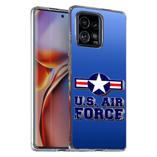 US Air Force 1 Print Slim Cover For Motorola   (Edge,One 5G,Ace,UW,X40,30), Print in USA