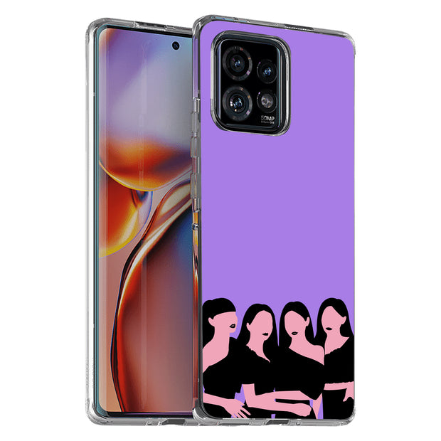 Blackpink 1 Print Slim Cover For Motorola   (Edge,One 5G,Ace,UW,X40,30), Print in USA