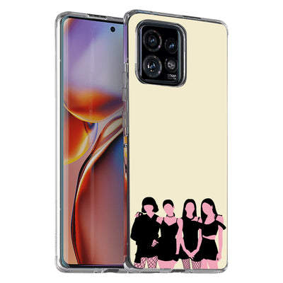 Blackpink 3 Print Slim Cover For Motorola   (Edge,One 5G,Ace,UW,X40,30), Print in USA