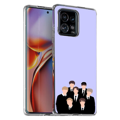 BTS KPOP 10 Print Slim Cover For Motorola   (Edge,One 5G,Ace,UW,X40,30), Print in USA