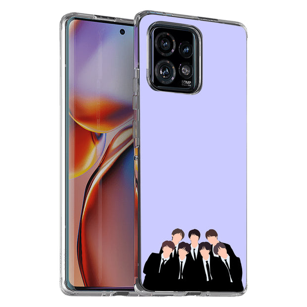 BTS KPOP 11 Print Slim Cover For Motorola   (Edge,One 5G,Ace,UW,X40,30), Print in USA