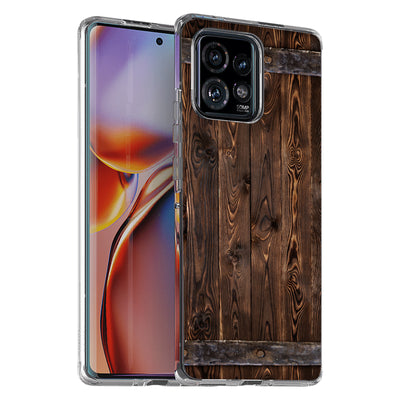 Wood 6 Print Slim Cover For Motorola   (Edge,One 5G,Ace,UW,X40,30), Print in USA