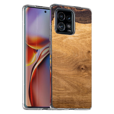 Wood 9 Print Slim Cover For Motorola   (Edge,One 5G,Ace,UW,X40,30), Print in USA