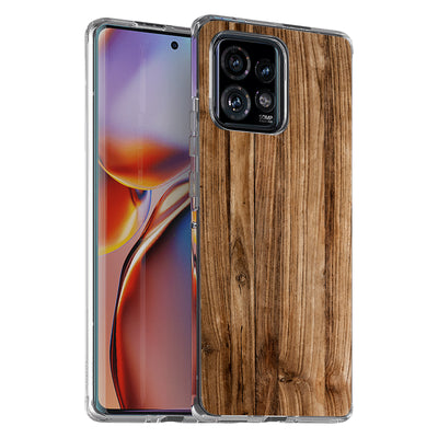 Wood 19 Print Slim Cover For Motorola   (Edge,One 5G,Ace,UW,X40,30), Print in USA