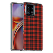 Classic Plaid 2 Print Slim Cover For Motorola   (Edge,One 5G,Ace,UW,X40,30), Print in USA