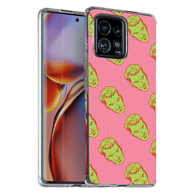 Green Heads Print Slim Cover For Motorola   (Edge,One 5G,Ace,UW,X40,30), Print in USA