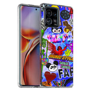 Grunge Style 1 Print Slim Cover For Motorola   (Edge,One 5G,Ace,UW,X40,30), Print in USA