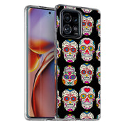 Cute Skull Head Print Slim Cover For Motorola   (Edge,One 5G,Ace,UW,X40,30), Print in USA