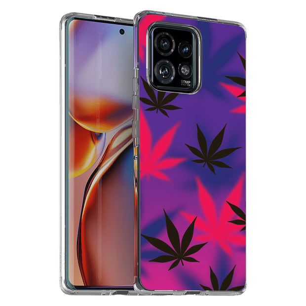 Marijuana 1 Print Slim Cover For Motorola   (Edge,One 5G,Ace,UW,X40,30), Print in USA