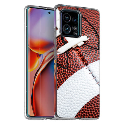 Football 4 Print Slim Cover For Motorola   (Edge,One 5G,Ace,UW,X40,30), Print in USA