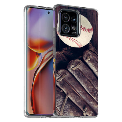 Baseball 5 Print Slim Cover For Motorola   (Edge,One 5G,Ace,UW,X40,30), Print in USA