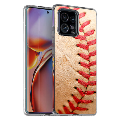 Baseball 2 Print Slim Cover For Motorola   (Edge,One 5G,Ace,UW,X40,30), Print in USA