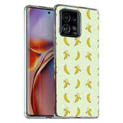 Cute Bananas Print Slim Cover For Motorola   (Edge,One 5G,Ace,UW,X40,30), Print in USA