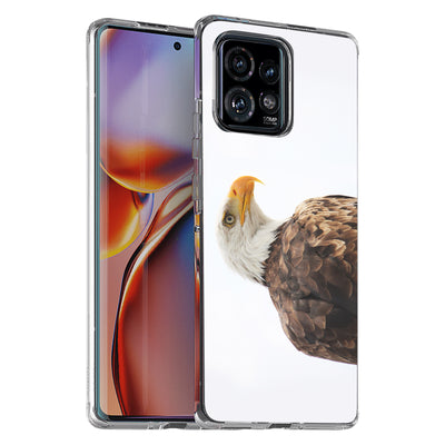 Eagle Photo Print Slim Cover For Motorola   (Edge,One 5G,Ace,UW,X40,30), Print in USA