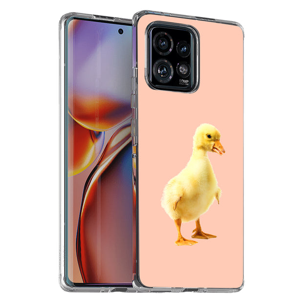 Duck Photo Print Slim Cover For Motorola   (Edge,One 5G,Ace,UW,X40,30), Print in USA