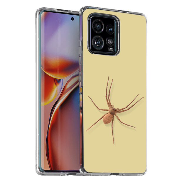 Spider Photo Print Slim Cover For Motorola   (Edge,One 5G,Ace,UW,X40,30), Print in USA