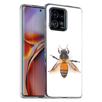 Bee Photo Print Slim Cover For Motorola   (Edge,One 5G,Ace,UW,X40,30), Print in USA