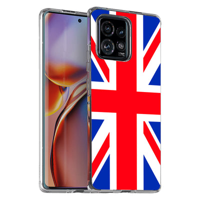 Flag UK Print Slim Cover For Motorola   (Edge,One 5G,Ace,UW,X40,30), Print in USA