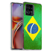 Old Flag Brazil Print Slim Cover For Motorola   (Edge,One 5G,Ace,UW,X40,30), Print in USA