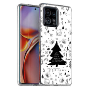 Wish You A Xmas Print Slim Cover For Motorola   (Edge,One 5G,Ace,UW,X40,30), Print in USA