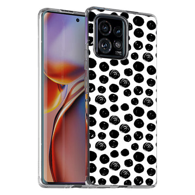 Polka Dot 8 Print Slim Cover For Motorola   (Edge,One 5G,Ace,UW,X40,30), Print in USA