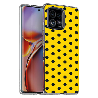 Polka Dot 9 Print Slim Cover For Motorola   (Edge,One 5G,Ace,UW,X40,30), Print in USA