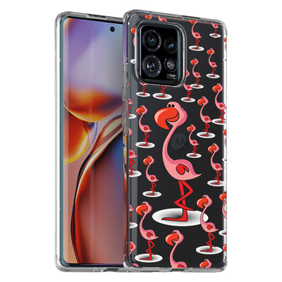 Flamingo One Print Slim Cover For Motorola   (Edge,One 5G,Ace,UW,X40,30), Print in USA