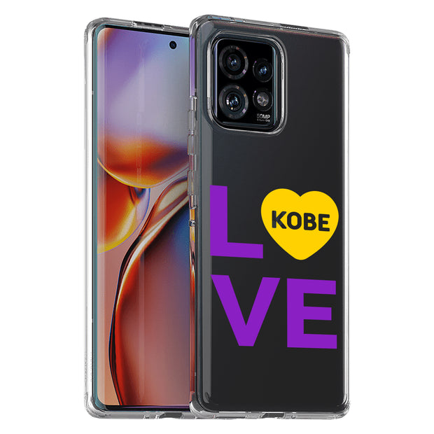 Love Kobe 3 Print Slim Cover For Motorola   (Edge,One 5G,Ace,UW,X40,30), Print in USA