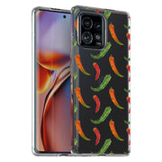 Chili Pepper 3 Print Slim Cover For Motorola   (Edge,One 5G,Ace,UW,X40,30), Print in USA