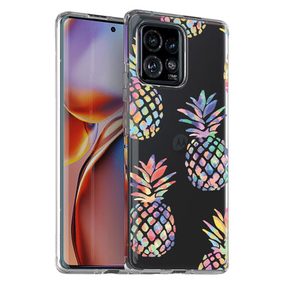 Pineapple Print Slim Cover For Motorola   (Edge,One 5G,Ace,UW,X40,30), Print in USA