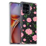 Flower 3 Print Slim Cover For Motorola   (Edge,One 5G,Ace,UW,X40,30), Print in USA