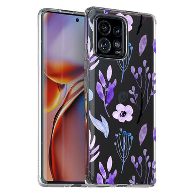 Flower 5 Print Slim Cover For Motorola   (Edge,One 5G,Ace,UW,X40,30), Print in USA