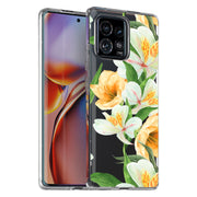 Flower 10 Print Slim Cover For Motorola   (Edge,One 5G,Ace,UW,X40,30), Print in USA