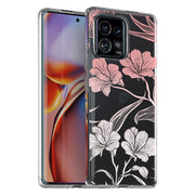 Flower 12 Print Slim Cover For Motorola   (Edge,One 5G,Ace,UW,X40,30), Print in USA