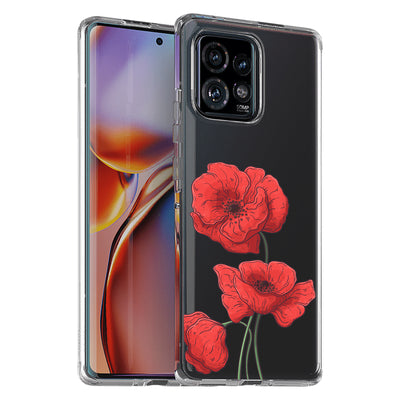 Flower 16 Print Slim Cover For Motorola   (Edge,One 5G,Ace,UW,X40,30), Print in USA