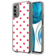 Dots White Print Slim Cover For Motorola Moto G (Power, Stylus, Play, 5G), Print in USA