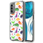 Dinosaur 7 Print Slim Cover For Motorola Moto G (Power, Stylus, Play, 5G), Print in USA