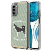 Husky Dog Print Slim Cover For Motorola Moto G (Power, Stylus, Play, 5G), Print in USA