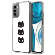 Black Cat Print Slim Cover For Motorola Moto G (Power, Stylus, Play, 5G), Print in USA