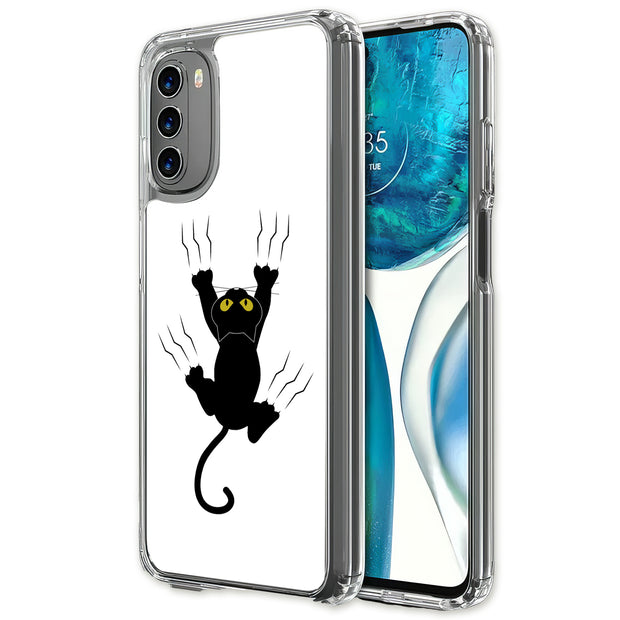 Cat Scratch Print Slim Cover For Motorola Moto G (Power, Stylus, Play, 5G), Print in USA